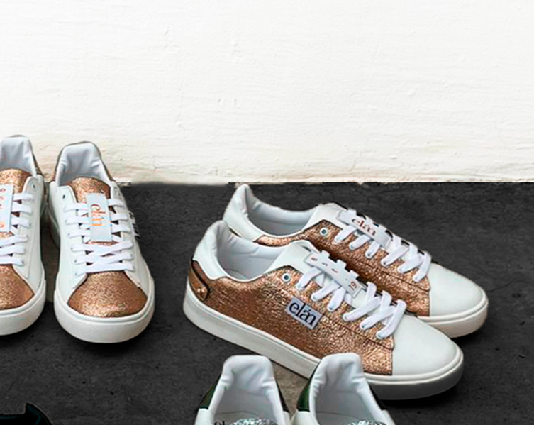 Guess rose gold trainers sales