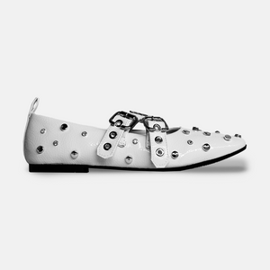 
                  
                    Load image into Gallery viewer, The Fiorella White &amp;amp; Studs 
                  
                