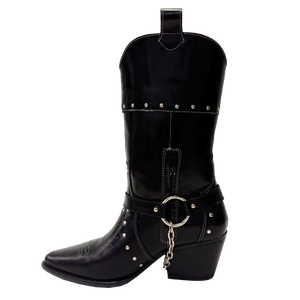 
                  
                    Load image into Gallery viewer, The Cayetana Black &amp;amp; Studs
                  
                